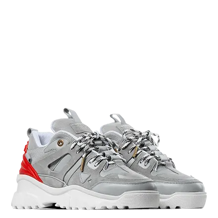 Mason Garments Genova II Grey / Red (SS20-29B)