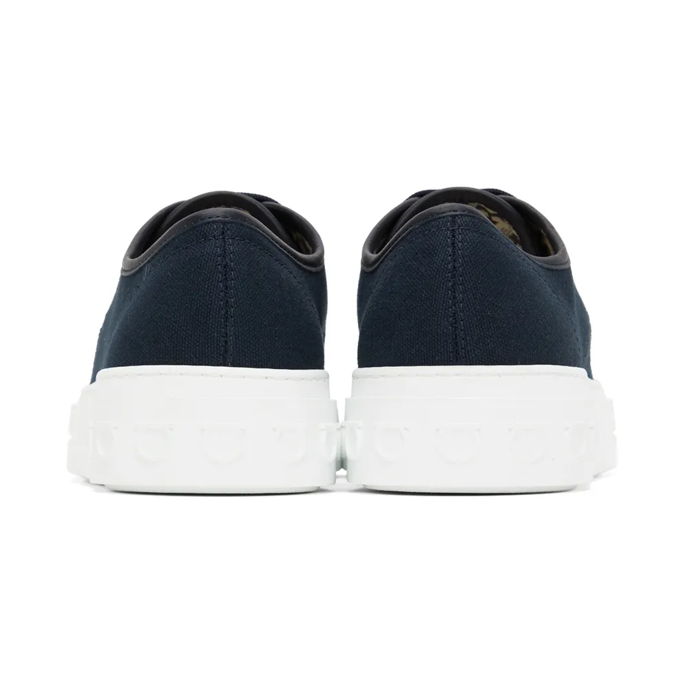 Salvatore Ferragamo Navy Recycled Cotton (751461 020709005)