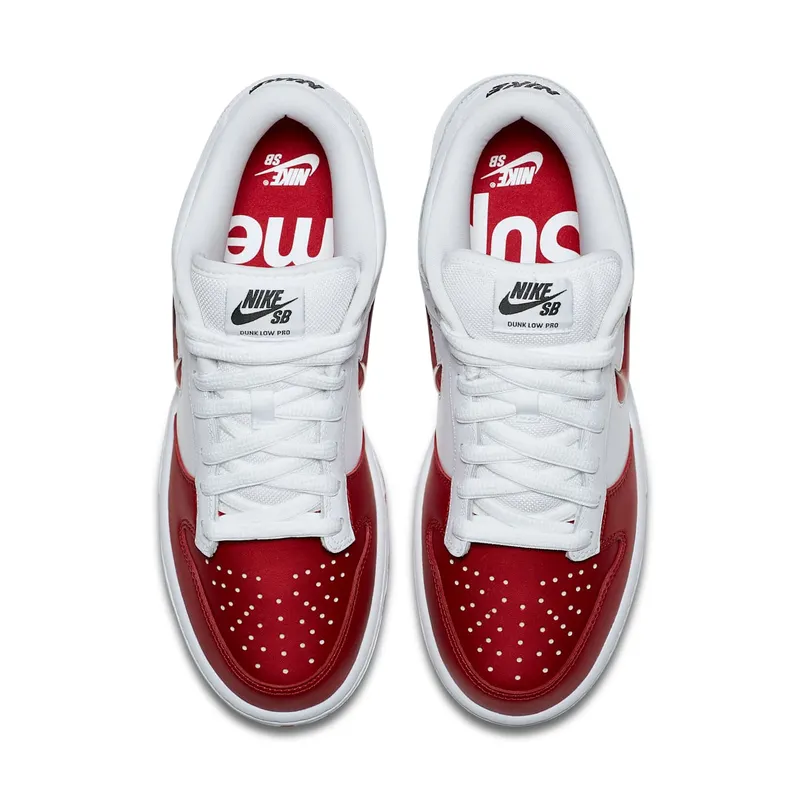 Nike SB x Supreme Dunk Low Red (2019) (CK3480-600)