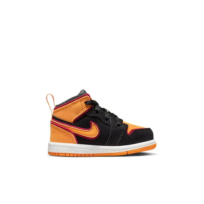 Jordan 1 Mid SE Black Vivid Orange (FJ4926-008)