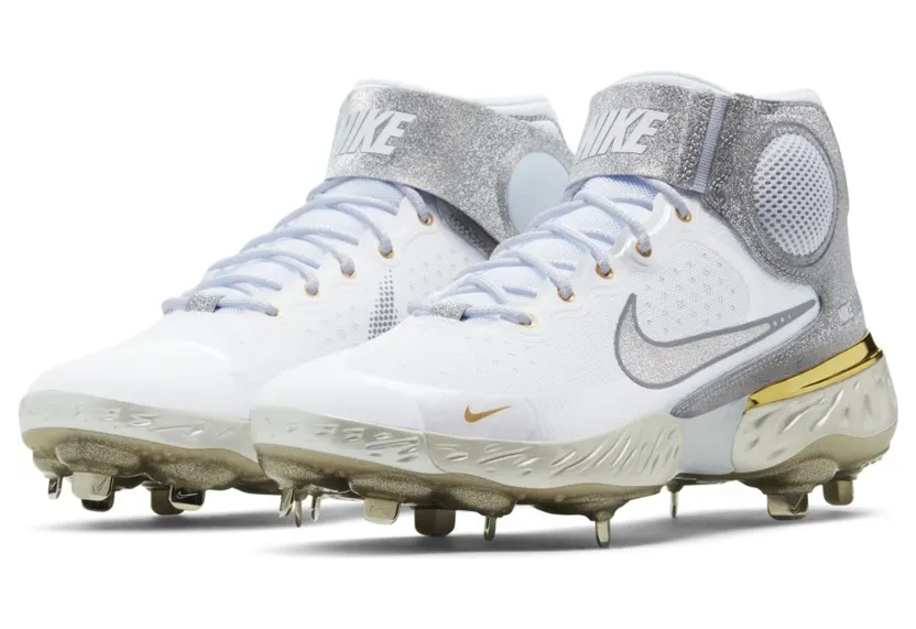 Nike Alpha Huarache Elite 3 Mid White Smoke Grey