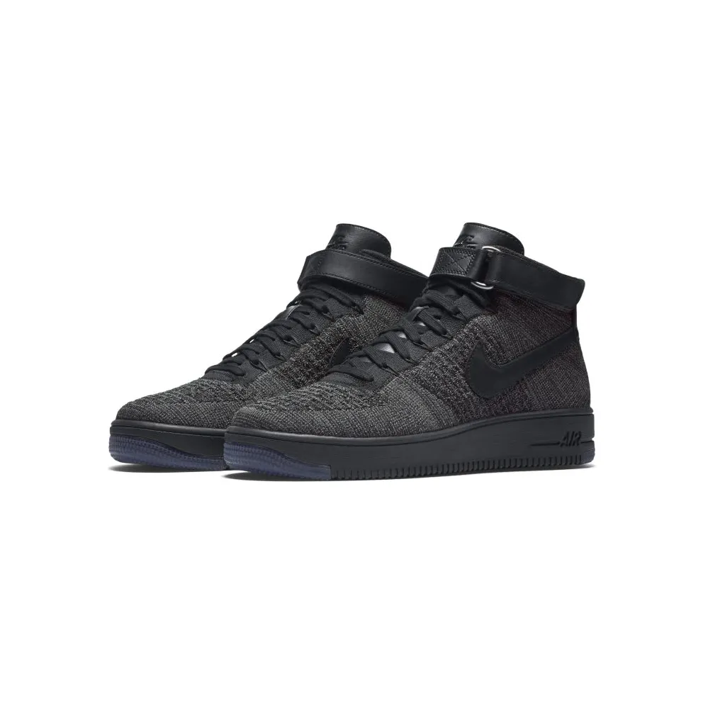 Nike Air Force 1 Ultra Flyknit Mid Dark Grey Black Dark Grey/Black (817420-001)