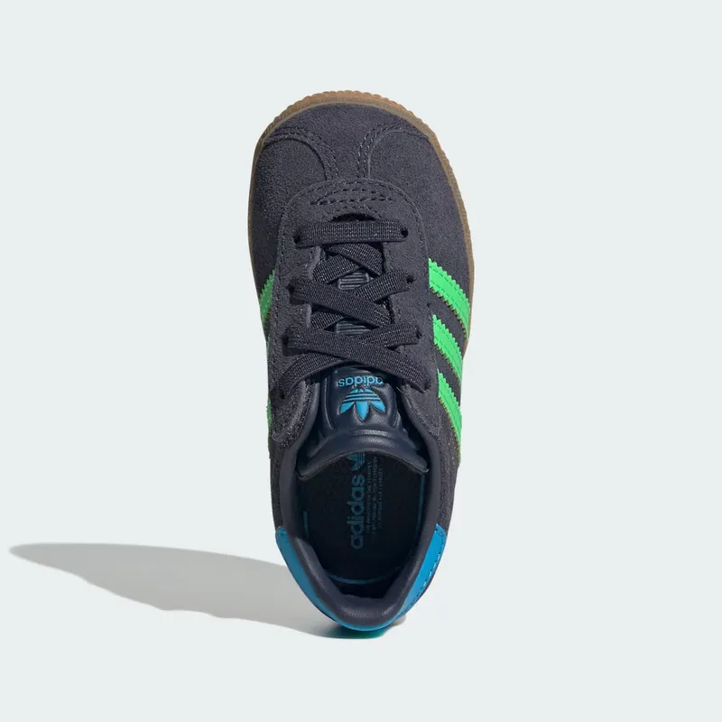 adidas Gazelle Comfort Closure Shadow Navy Screaming Green (IH6476)
