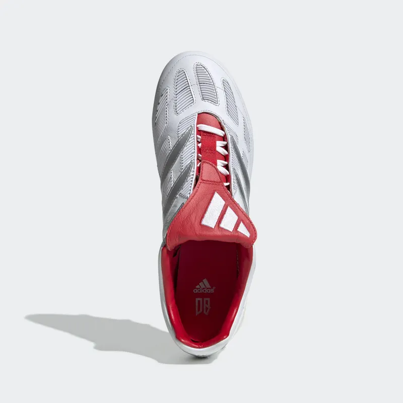 adidas Predator Precision FG 25 Year Pack David Beckham Footwear White/Silver Metallic/Predator Red (F97223)