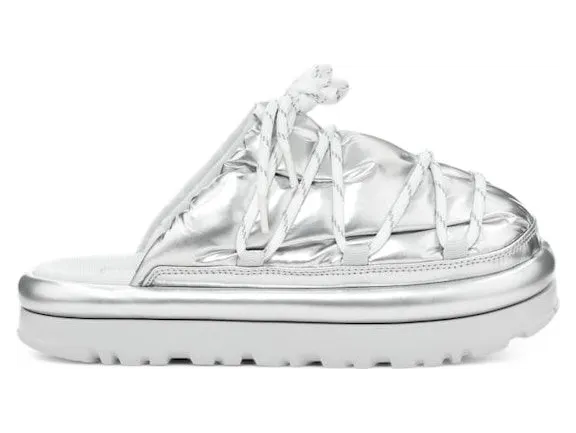 UGG Hi Shine Spaceslider Slide Silver (1149033-SLVR)