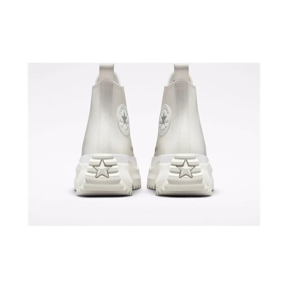 Converse Run Star Hike Platform Iridescent Leather Vintage White/pure Silver