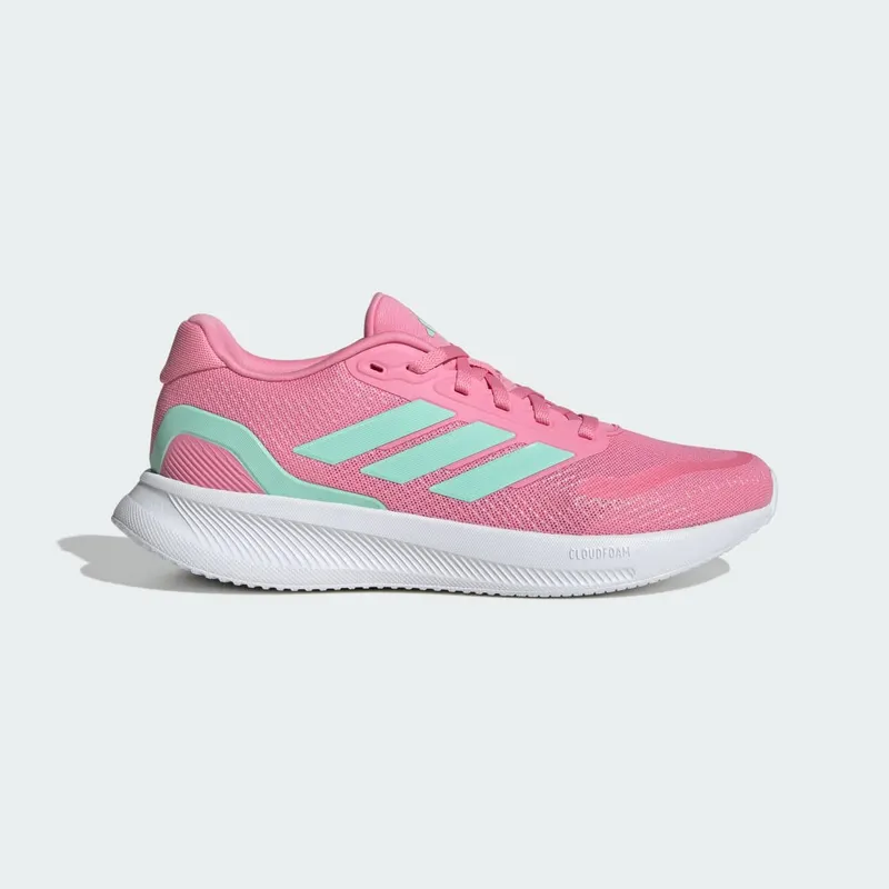 Adidas Runfalcon 5 Running Shoes Bliss Pink / Cloud White / Clear Mint (JI3978)