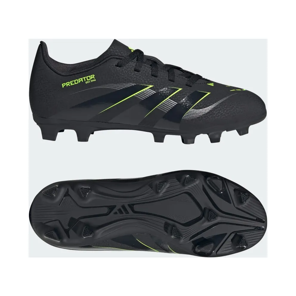 adidas Predator Club FG/MG Core Black Carbon Lucid Lemon (JH8869)