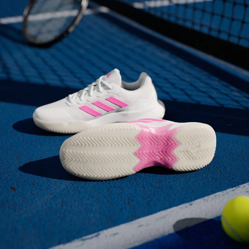 Adidas Gamecourt 2.0 Tennis Shoes Core White / Lucid Pink / Core Black (JP7723)