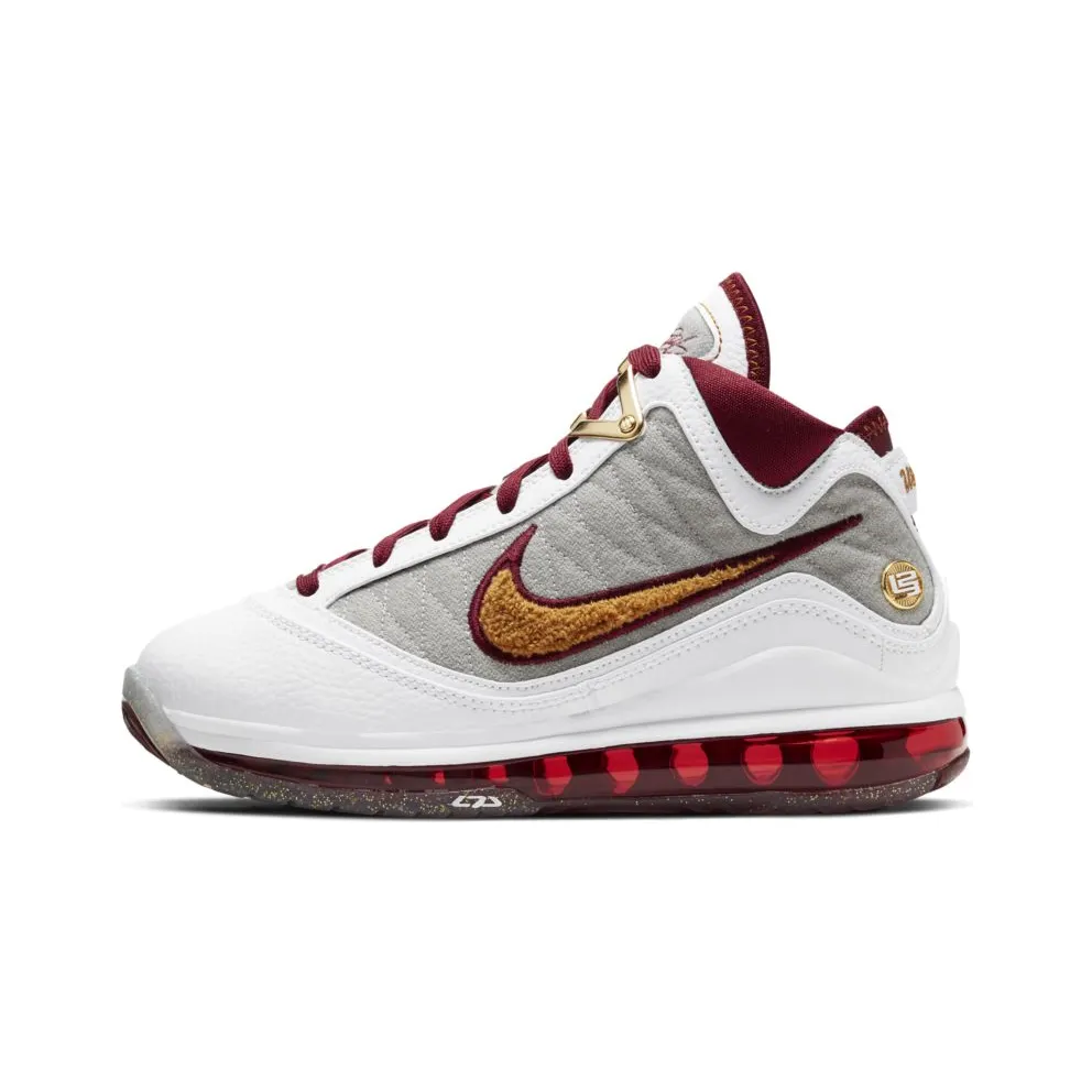 Nike LeBron 7 MVP 2020 (GS) White/Bronze-Team Red-Wolf Grey (CZ8899-100)
