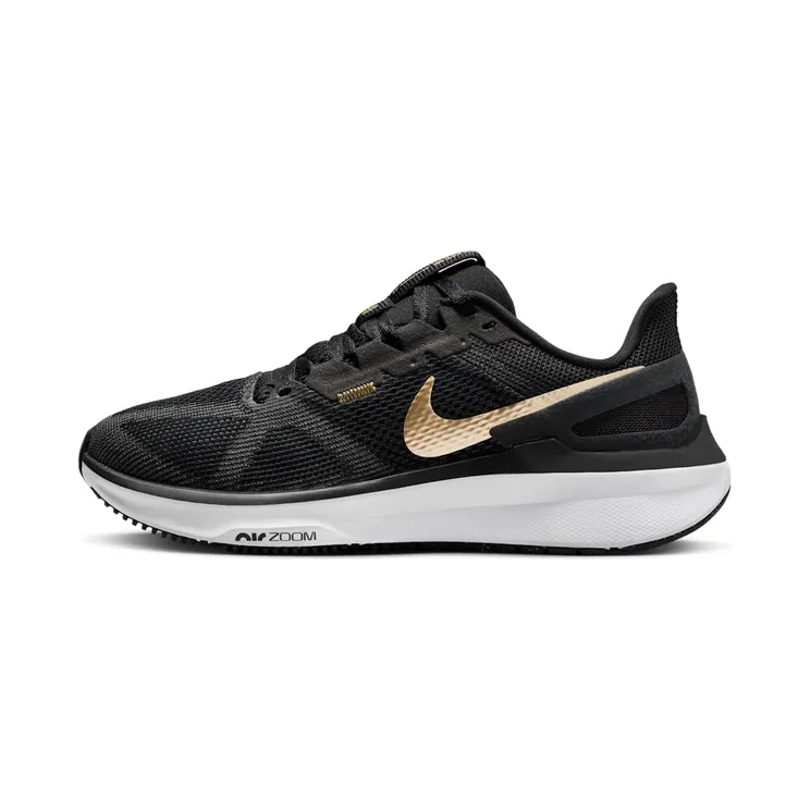 Nike Structure 25 “Black / White / Dark Smoke Grey / Metallic Gold” (DJ7884-003)