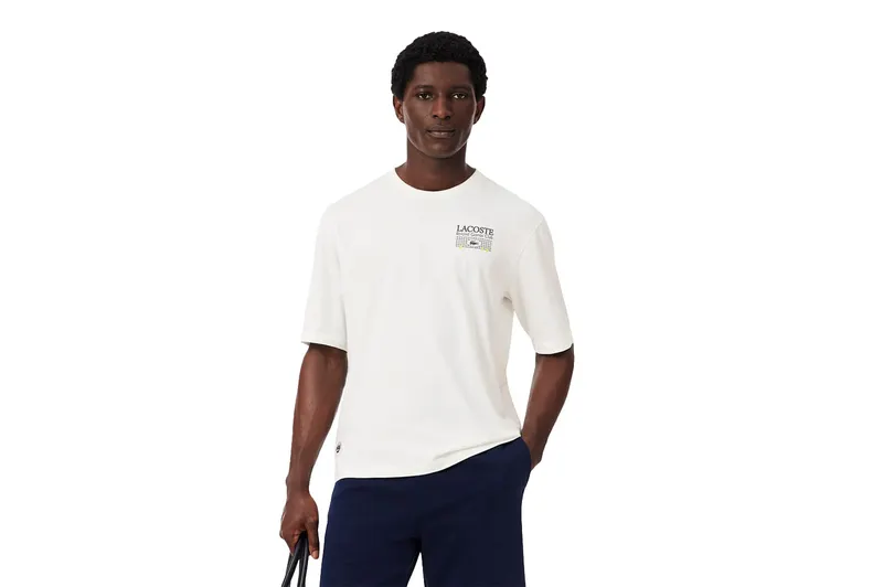 Lacoste – Roland Garros Edition T-Shirt – T-Shirt-kurzarm (TH0375-00-70V)