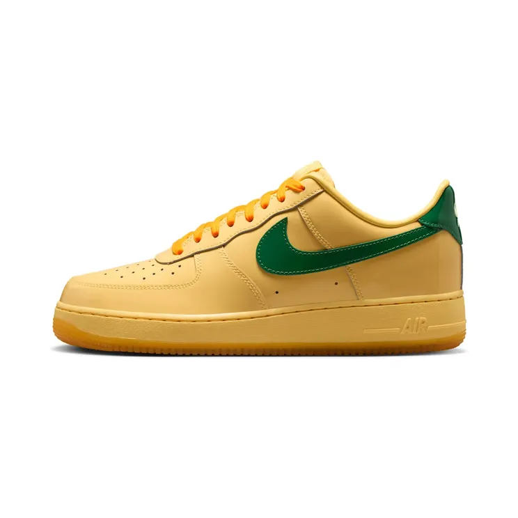 Nike Air Force 1 Low Patent Leather “Topaz Gold / Light Laser Orange / Midas Gold / Pine Green” (IO4489-700)