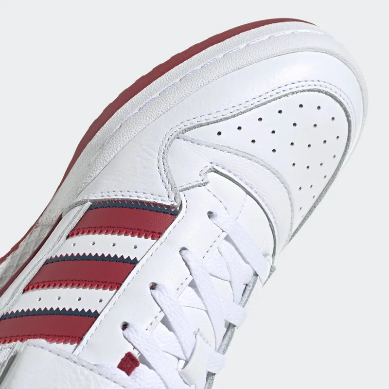 Adidas Forum Low Cloud White / Collegiate Burgundy / Collegiate Navy (GV6735)