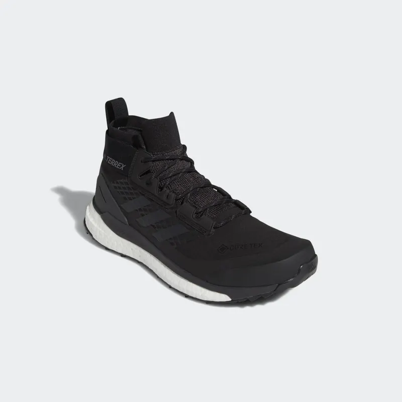 adidas Terrex Free Hiker Gore-Tex Core Black Grey Three Core Black/Grey Three/Active Orange (G26535)