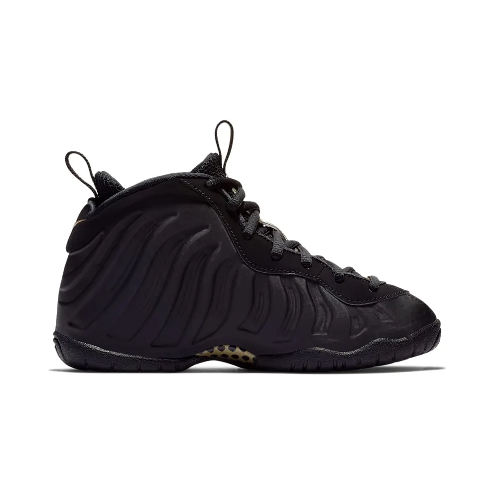 Nike Air Foamposite Pro Black Metallic Gold (PS) Black/Metallic Gold-Black (843755-010)