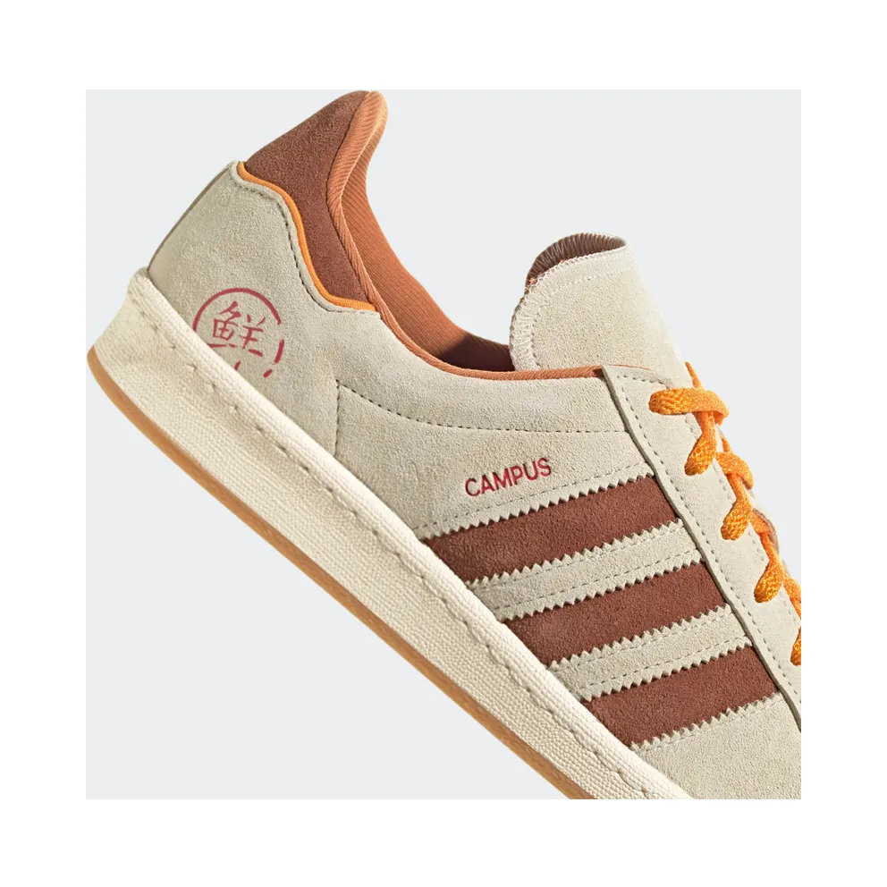 Adidas Campus 80s Cream White / Auburn / Eqt Orange (GY4589)