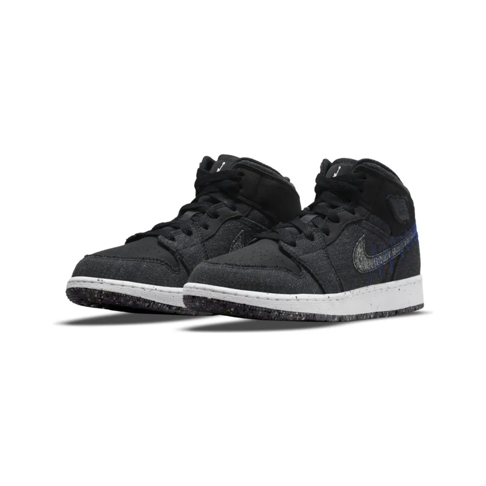 Jordan 1 Mid SE Crater Black (GS) (DM4334-001)