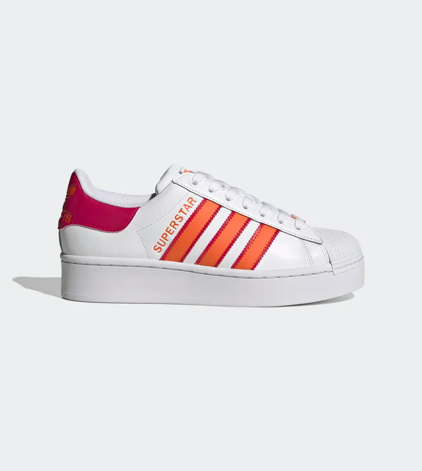 Adidas Superstar Bold ‘K-Pop Pack Cloud White/Orange/Bold Pink (H69045)
