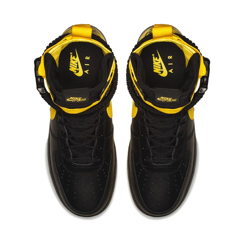 Nike SF Air Force 1 High Black Dynamic Yellow Black/Dynamic Yellow (AR1955-001)