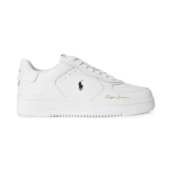 Ralph Lauren Polo Ralph Lauren logo-print leather “White” (809P17938001)