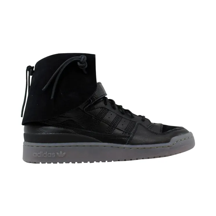 adidas Forum Hi Moc Black/Black-Clay