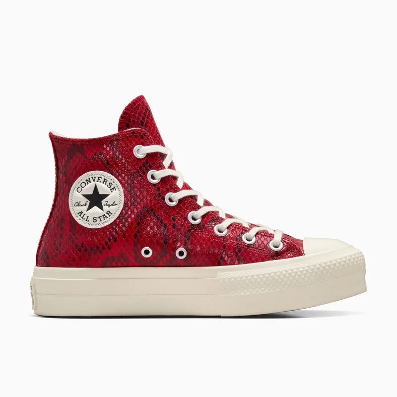 Converse Chuck Taylor All Star Lift Platform Snakeskin Print Days Ahead/Egret/Black (A13392C)