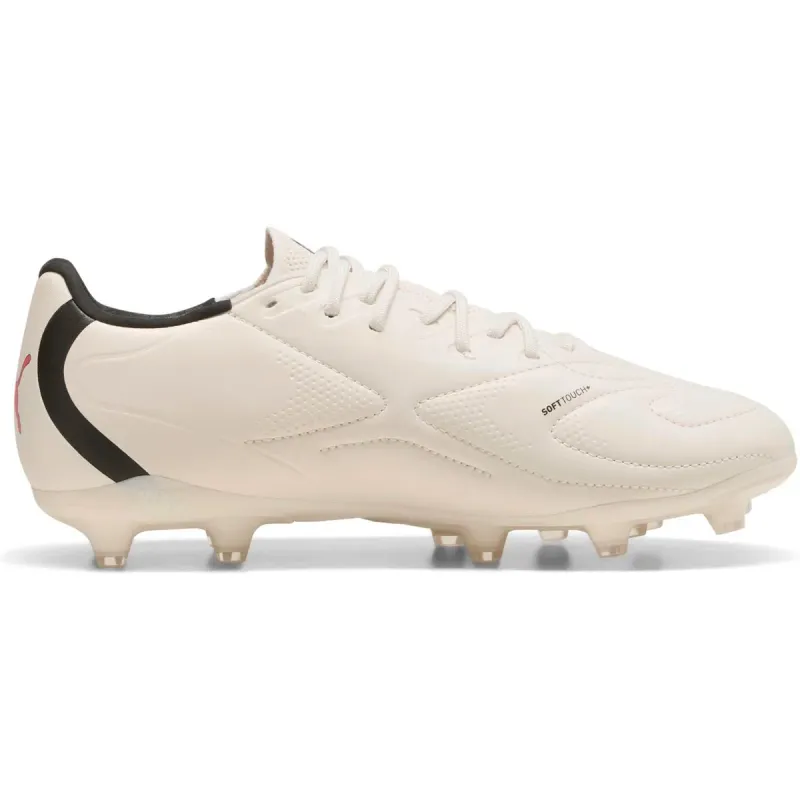 Puma King 20 Match FG/AG Fußballschuhe Kids 01 – sugared almond/puma black/ultra red 35.5 für Kids, braun, Größe 33 EU (109356)