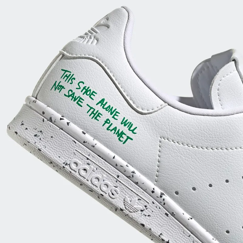 adidas Stan Smith Clean Classics White Green Cloud White/Cloud White/Green (FU9609)