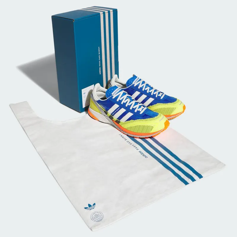 Adidas Bad Bunny Adizero 72 Blue / Core White / Shock Yellow (JQ8757)