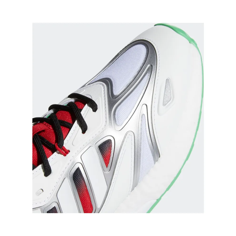 adidas Gamora ZX 2K Boost Silver Metallic / Cloud White / Scarlet (GX1205)