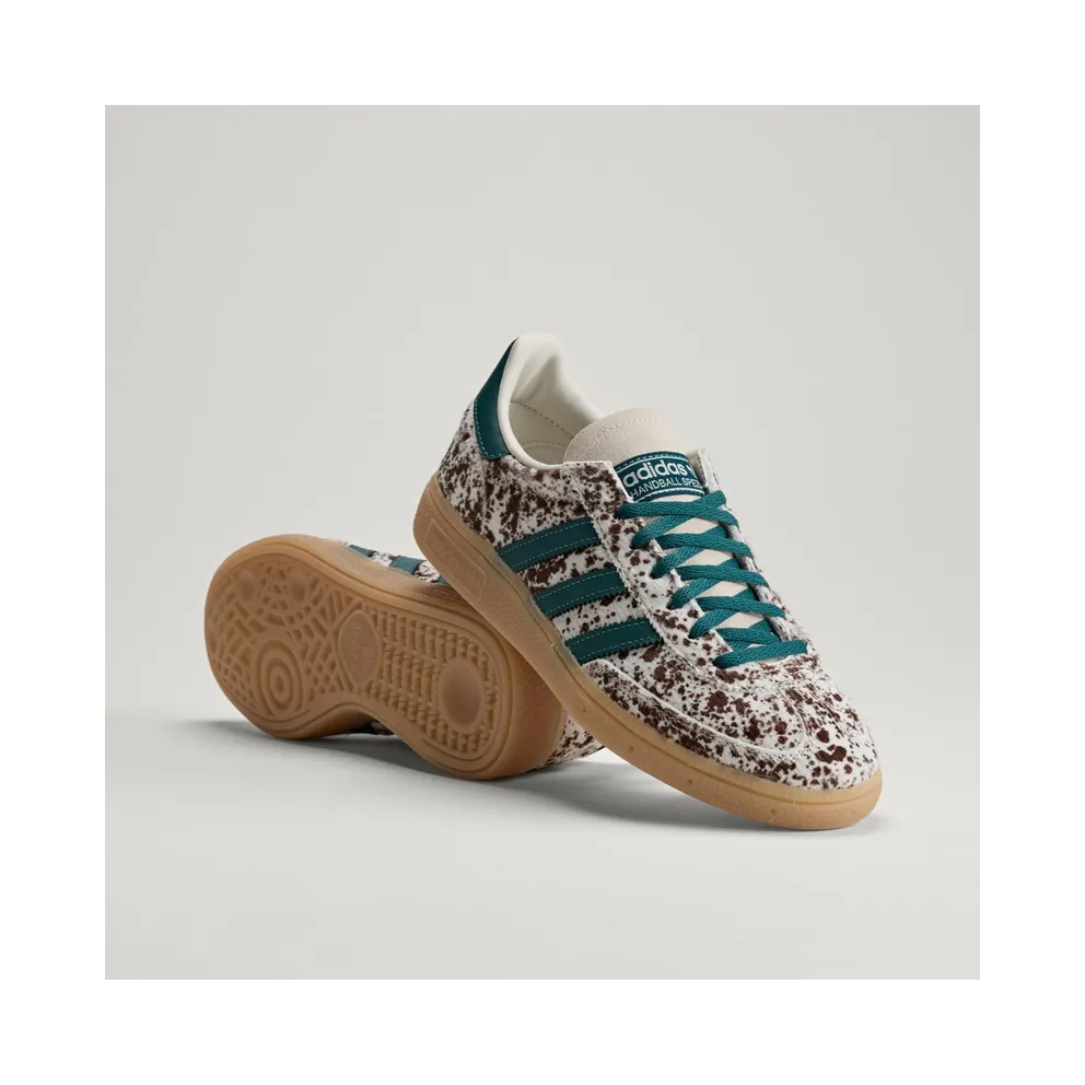 Adidas HANDBALL SPEZIAL Shoes Off White / Rich Green / Dark Brown (KI2181)