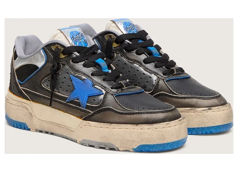 Golden Goose Forty2 In Black Foam Rubber And Leather With Tpu Star And Black Leather Heel Tab (GWF00630.F007959.90509) (2)