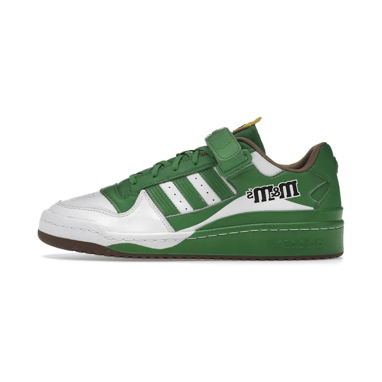 adidas M&M’S Brand Forum Low 84 Green / Cloud White / Eqt Yellow (GY6314)