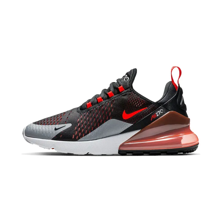 Nike Air Max 270 “Black / Hyper Crimson / Wolf Grey / Bright Crimson” (AH8050-015)