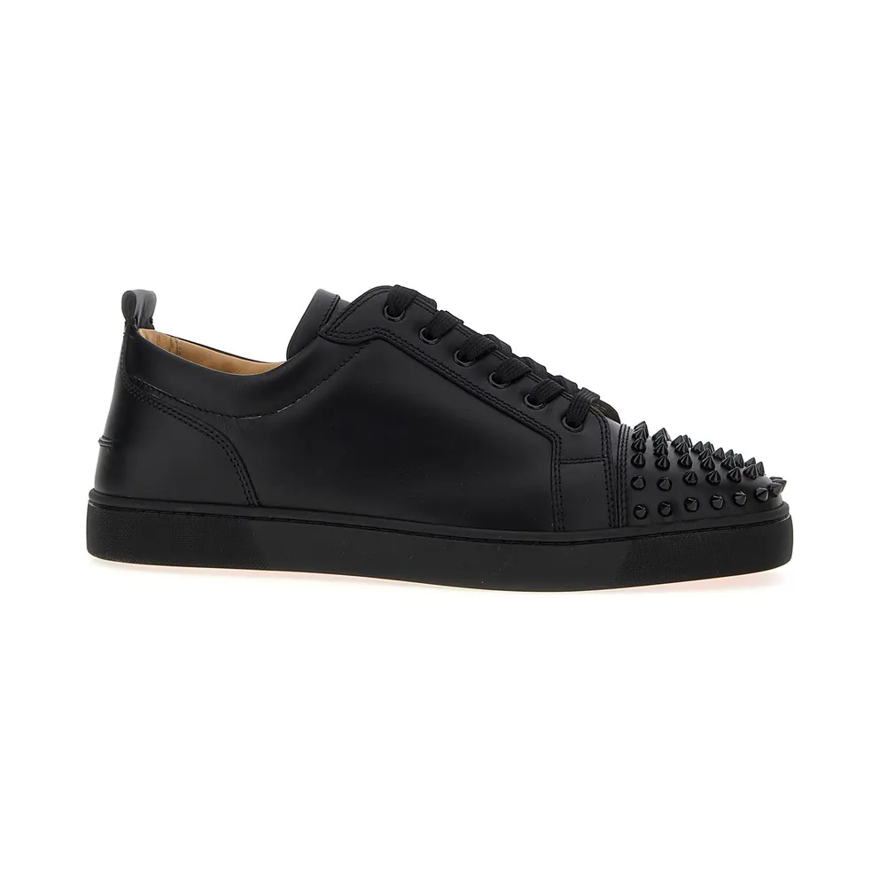 Christian Louboutin Louis Junior Spikes Flat “Black” (3240422CM53)