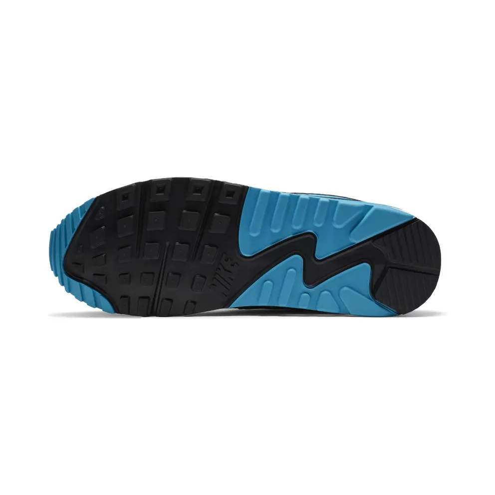 Nike Air Max 90 Laser Blue (2020) White/Black-Grey Fog-Laser Blue (CJ6779-100)