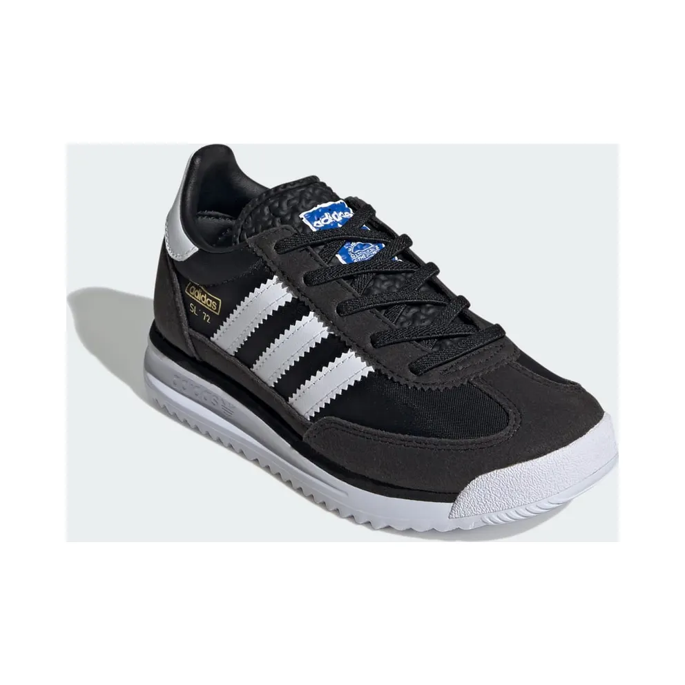 Adidas SL 72 RS Elastic Laces Kids Core Black / Cloud White / Blue (IH2982)