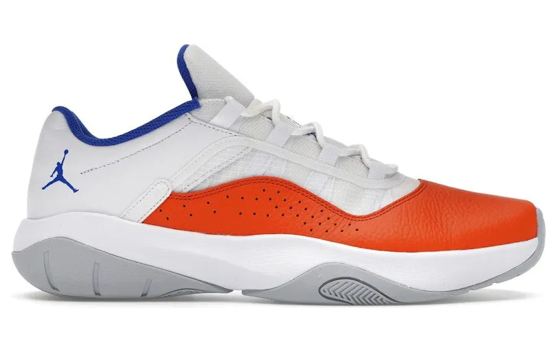 Jordan 11 CMFT Low White Safety Orange Hyper Royal (CW0784-108)