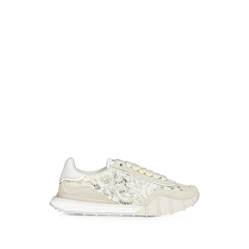 Dolce & Gabbana Lace-panelled Suede “Neutrals” (CK2487 A3S64 8Z180)