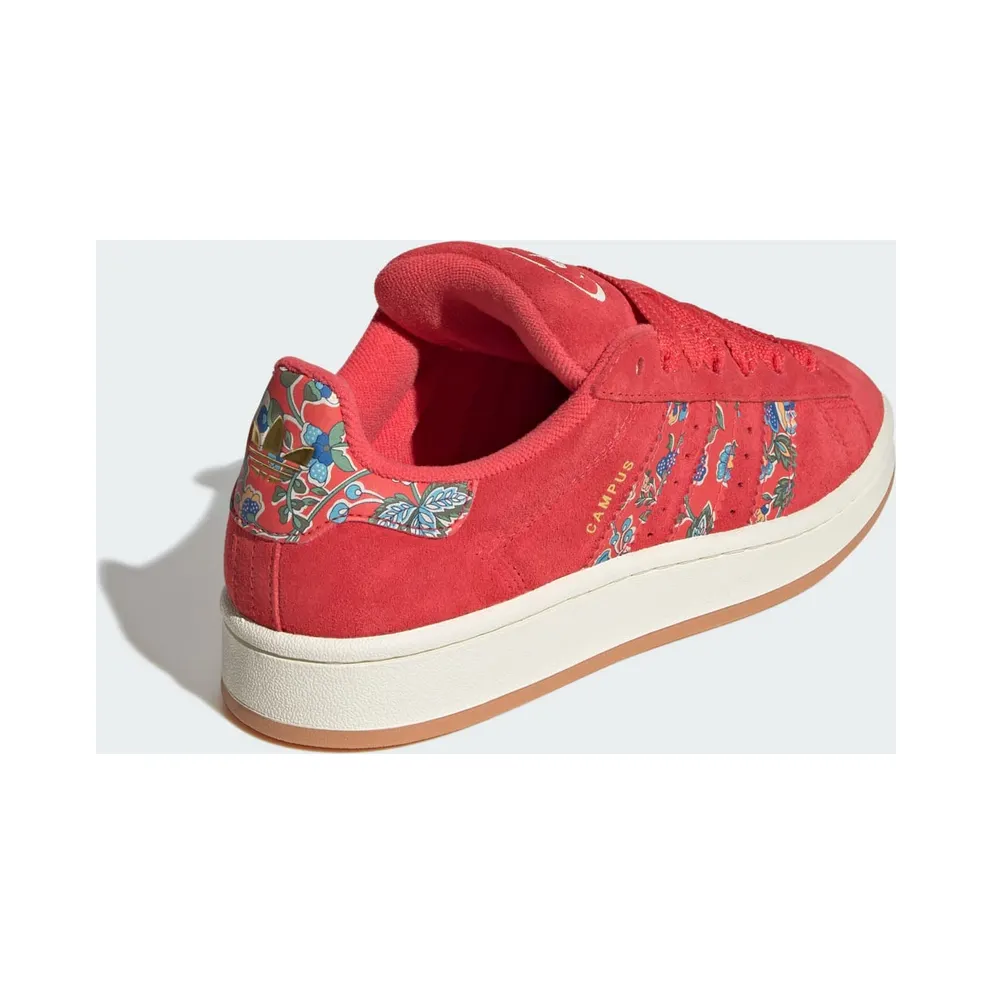 Adidas Campus 00s x Liberty London Semi Lucid Red / Cream White / Gold Metallic (JS1330)