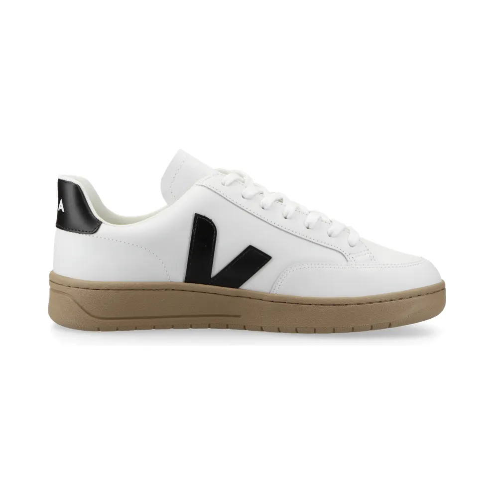 VEJA V-12 Leather (extra white / black / dune) – XD0203640