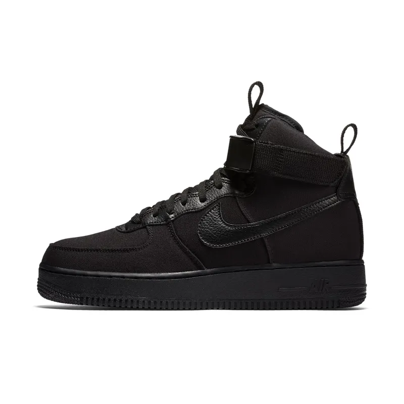 Nike Air Force 1 High ’07 Canvas Black Black Anthracite (AH6768-001)