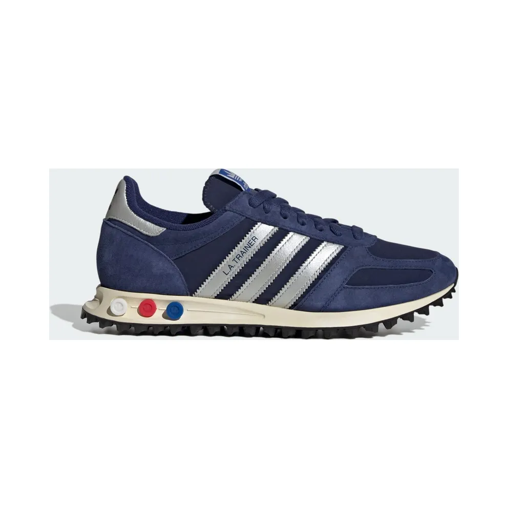 Adidas LA TRAINER OG Schuhe Dark Blue / Silver Metallic / Off White (JR7171)