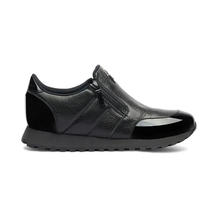 Giuseppe Zanotti Ilde Run mit doppeltem Reißverschluss “Black” (IU10058K10)