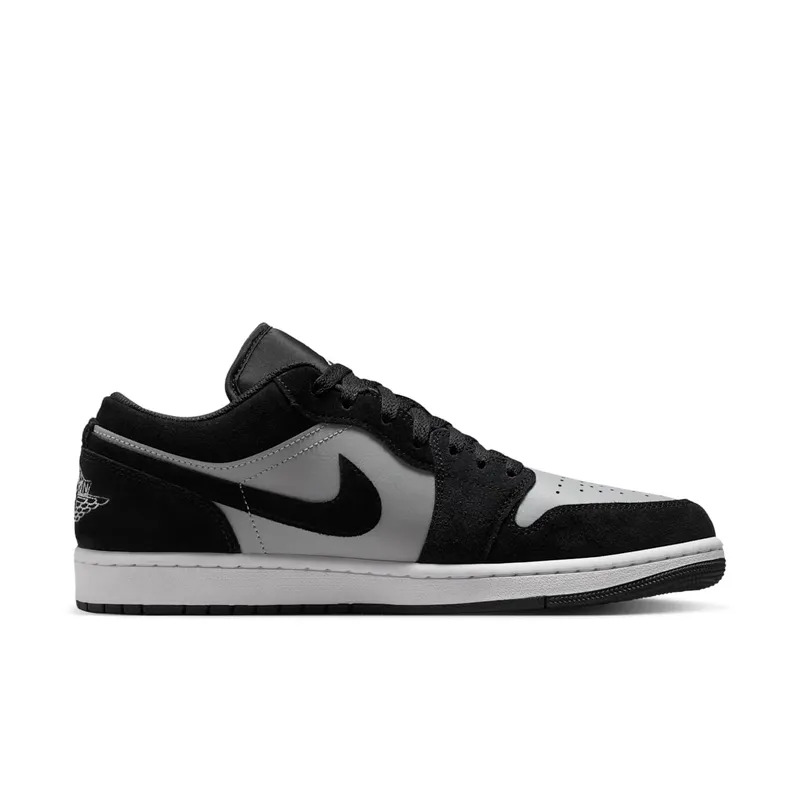 Jordan 1 Low Black Light Smoke Grey – “Black / Light Smoke Grey / White” (553558-048)