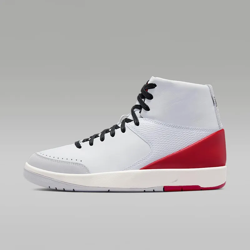Air Jordan 2 x Nina Chanel Abney “White / Gym Red / Sail” (DQ0558-160)