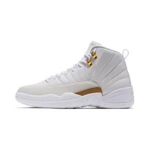 Air Jordan Nike AJ XII 12 OVO “White / Metallic Gold” (873864-102)
