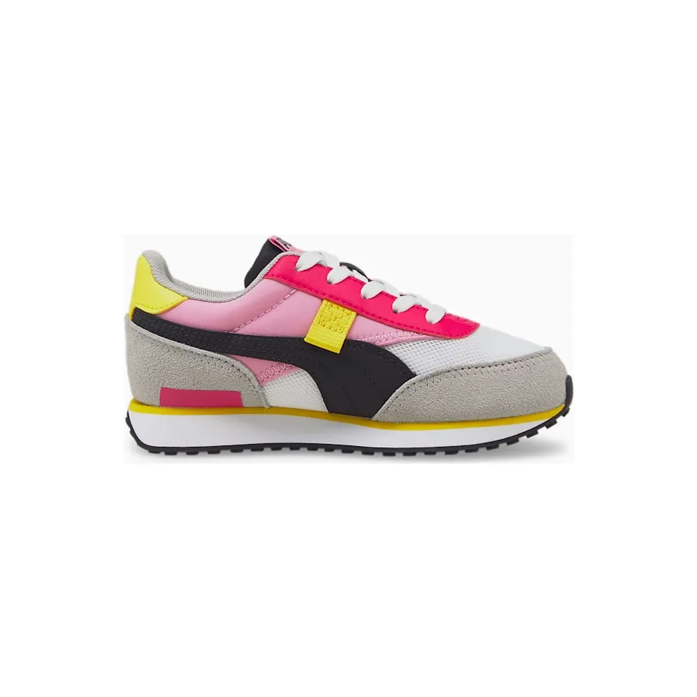 PUMA Future Rider Splash Kids’ White/Prism Pink (381855-04)