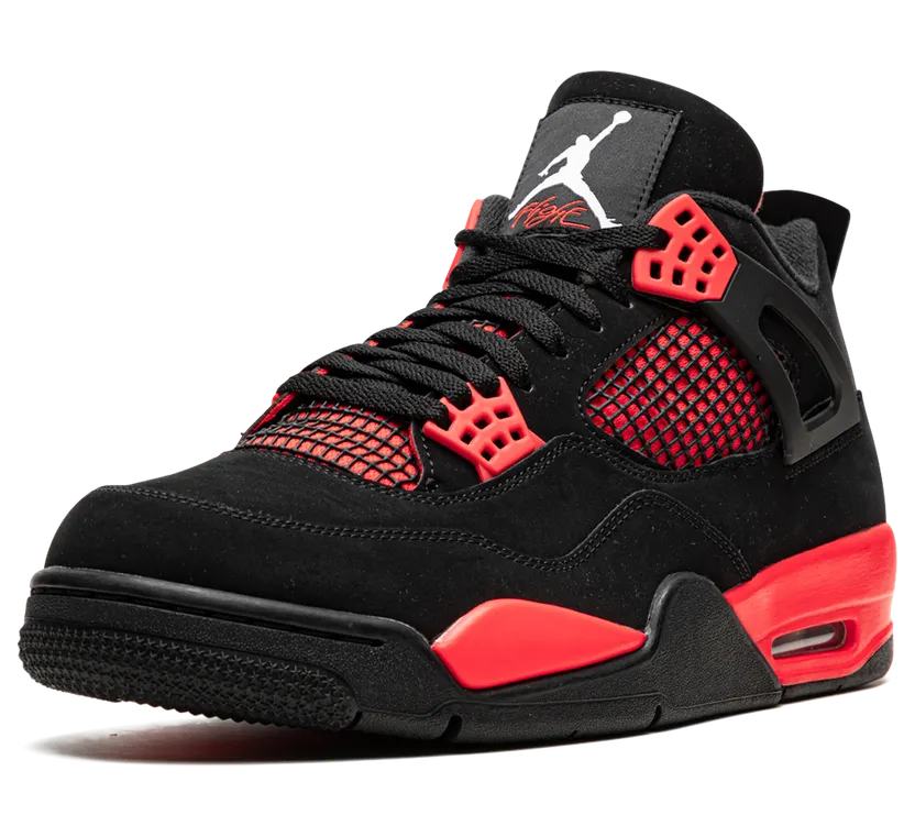 Air Jordan 4 “Red Thunder”: zwaar geladen, en dat weet je meteen (3)